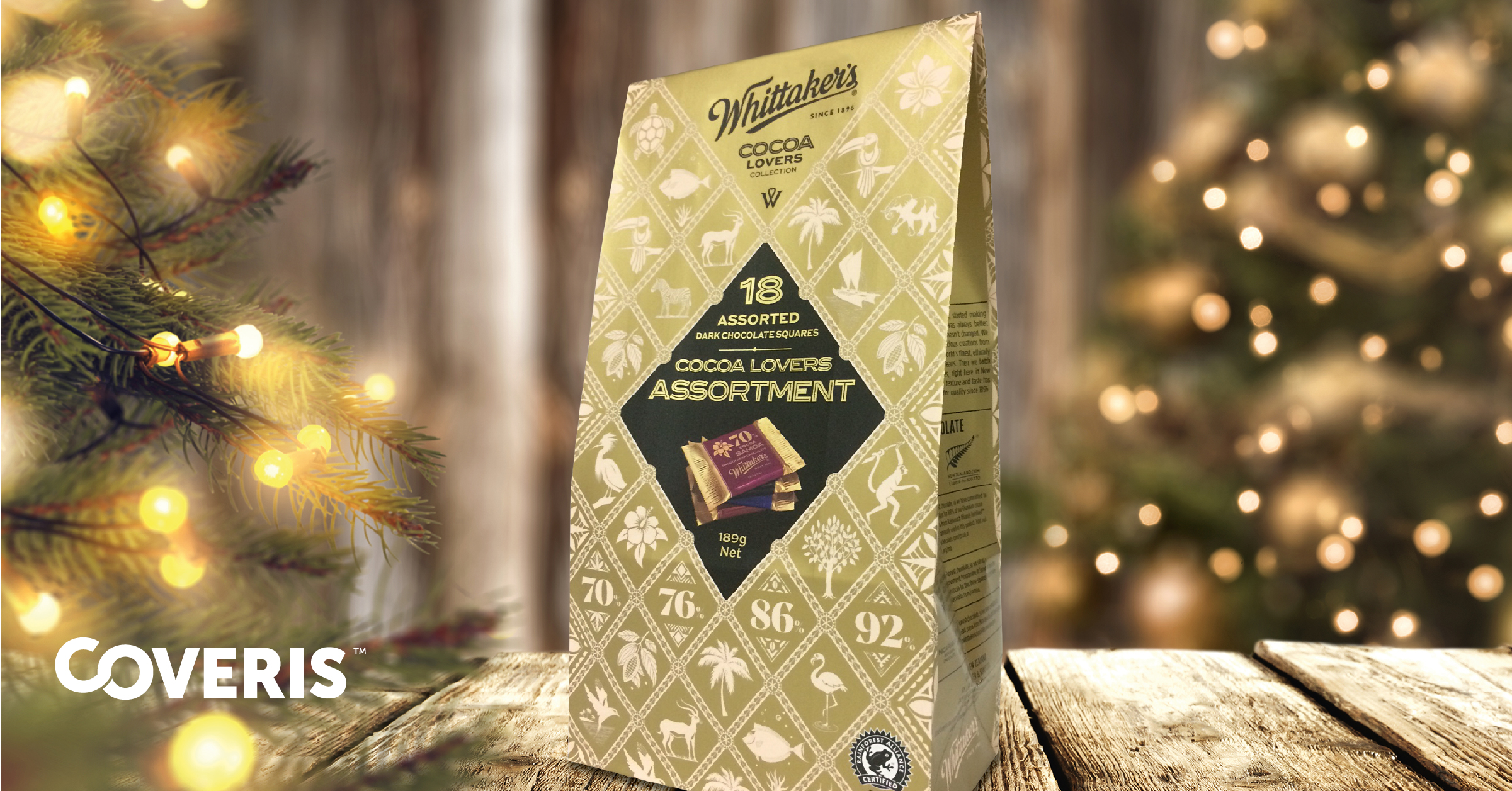 whittakers christmas chocolate